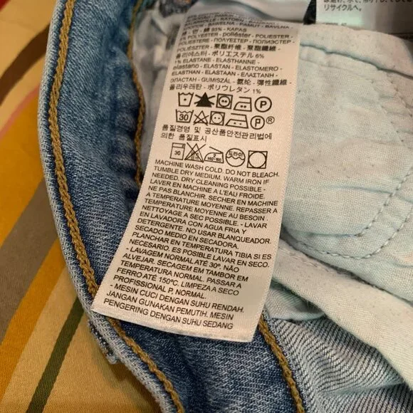 90s Levis Wedgie Shorts Women's Sz 30 Button Fly Soft Grunge Retro Indie Slease - Picture 8 of 11